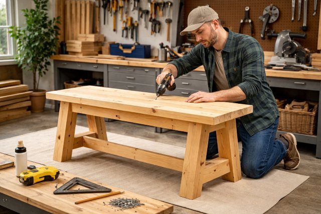 Bench From Wood: How to Build a Strong and Stylish Bench