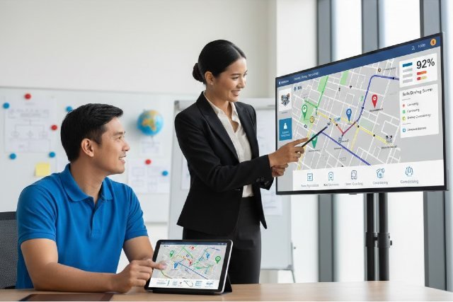 How a Telematics System Enhances Driver Management and Training