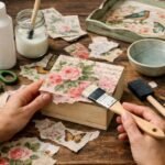 decoupage with paper