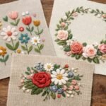 flower embroidery pattern