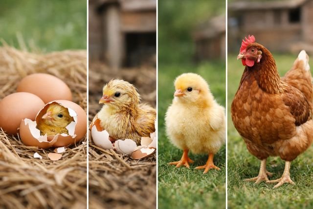 life cycle of a chicken