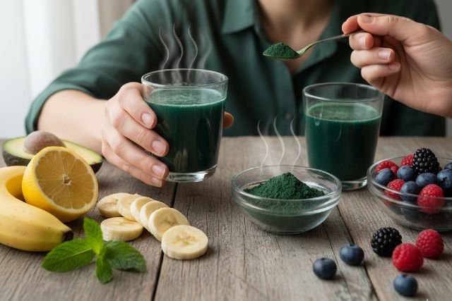 what does spirulina taste like