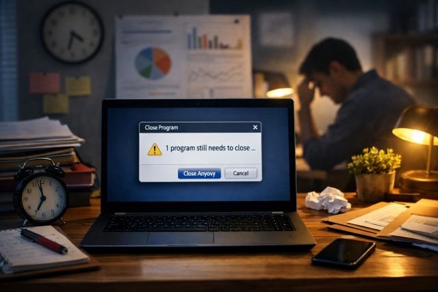 1 program still needs to close