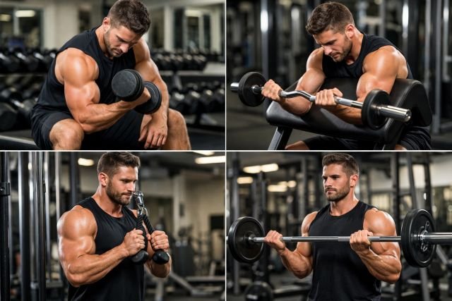 bicep brachii short head exercises