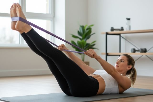 exercise bands pilates