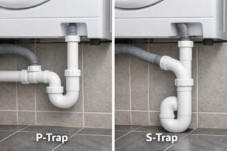 plumbing trap for washing machine